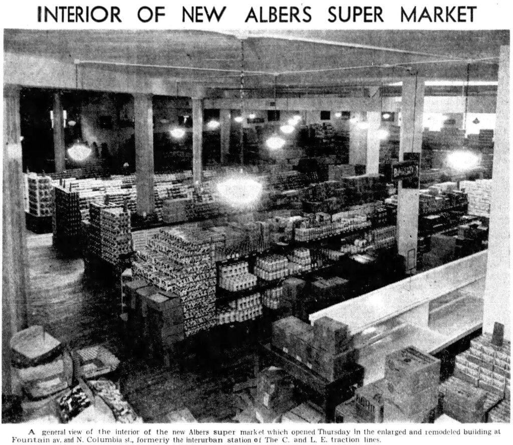 Albers Super Market interior